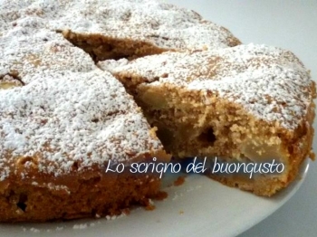 La mia torta di mele con farina di farro