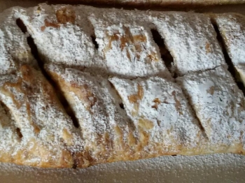 strudel pere e cioccolato