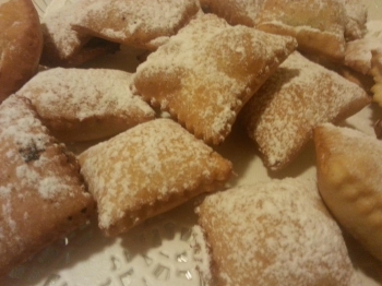 Chiacchiere ripiene senza zucchero
