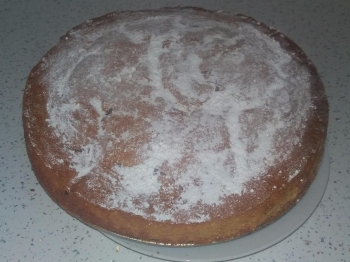 Torta morbida con gocce di Nutella