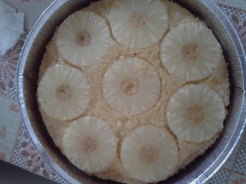 torta all'ananas con farina di riso