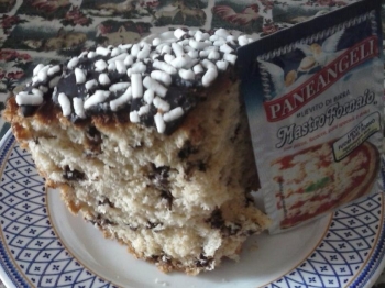 Pizza dolce al cioccolato