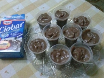 Bicchierini di crema Ciobar