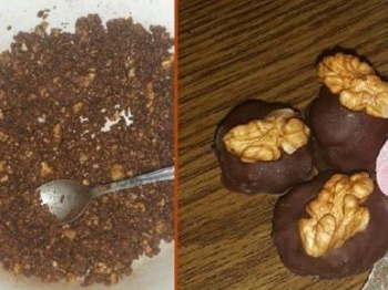 Cioccolatini ai noci