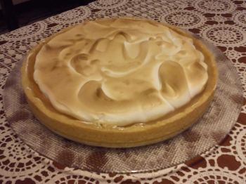Crostata di meringa e agrumi