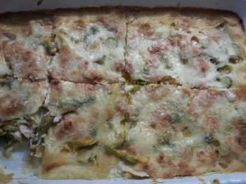 lasagne ai fiori di zucca