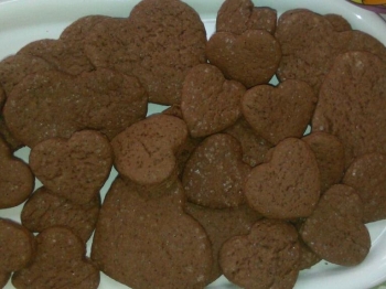 Biscotti al cioccolato al gusto d'arancia