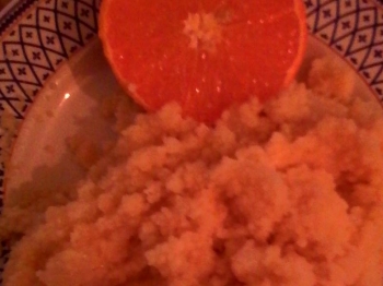 Cous cous alle arance e pere