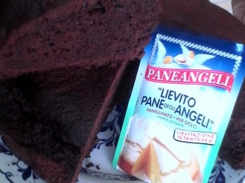 torta con farina di carrube e cioccolato