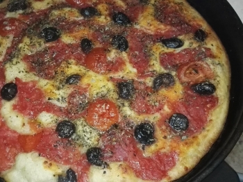 Focaccia con semola