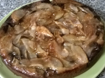 torta di pere e cacao