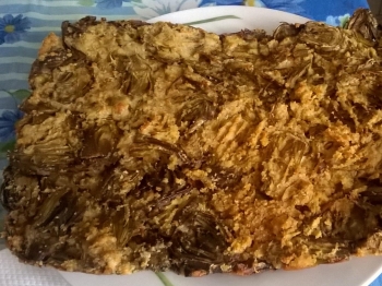 torta salata di carciofi