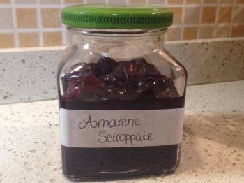 Amarene sciroppate al sole