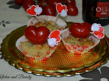 Muffin di riso salati