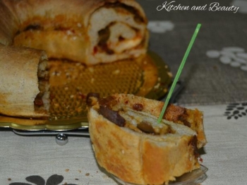Ciambella salata con salsiccia e trito piccantino!