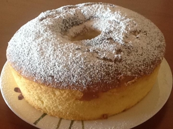 Chiffon cake al profumo di limone