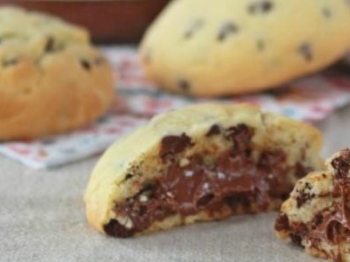 Cookies con cuore di Nutella
