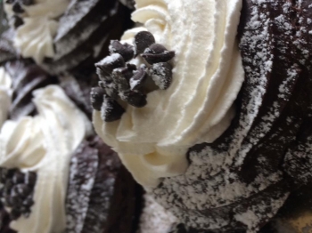 Zeppole al cioccolato