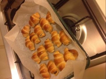 Croissant di pasta sfoglia