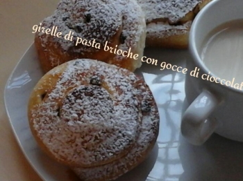 girelle con gocce di cioccolato