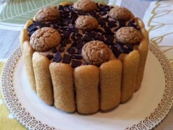 torta pavesini e amaretti