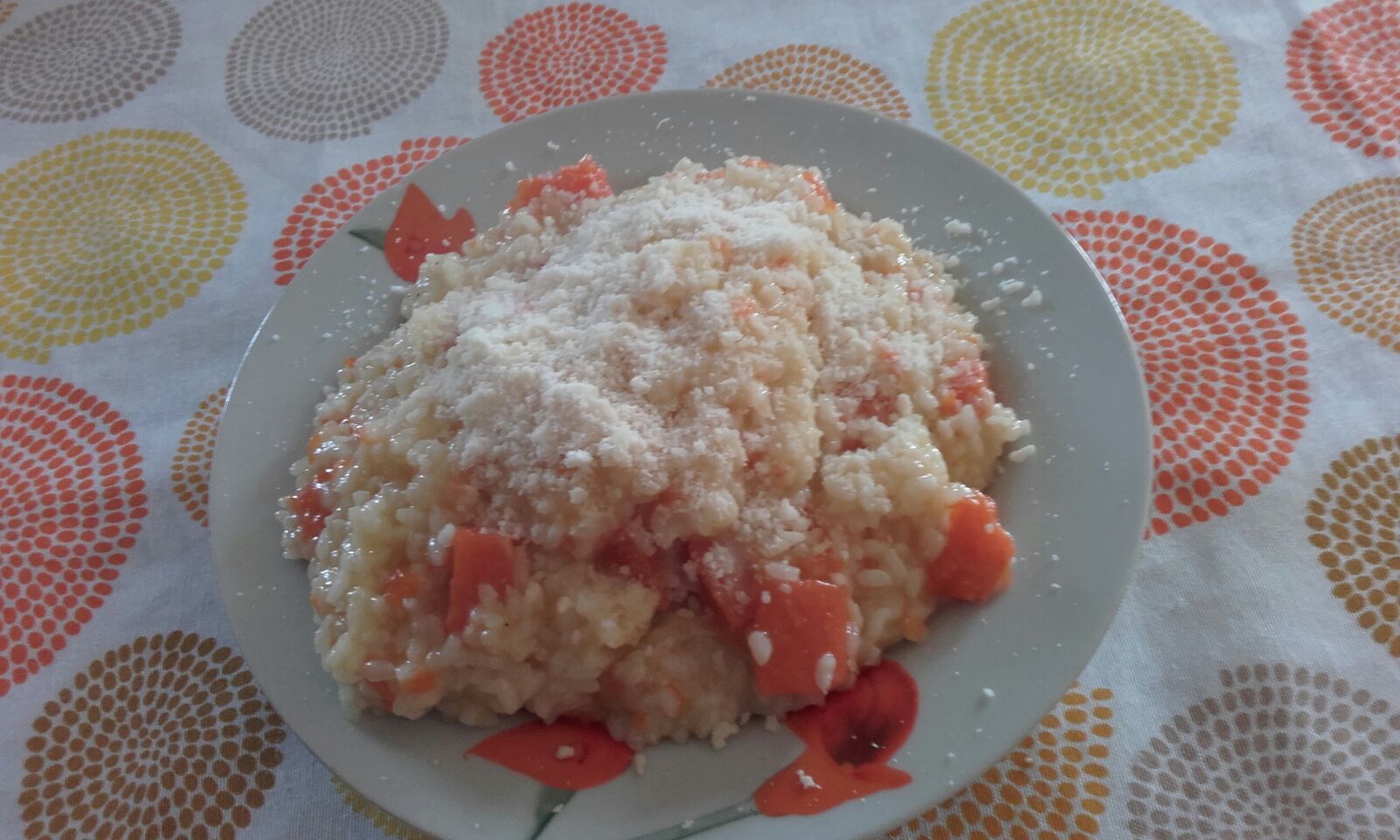 immagine post Risotto con zucca e carote