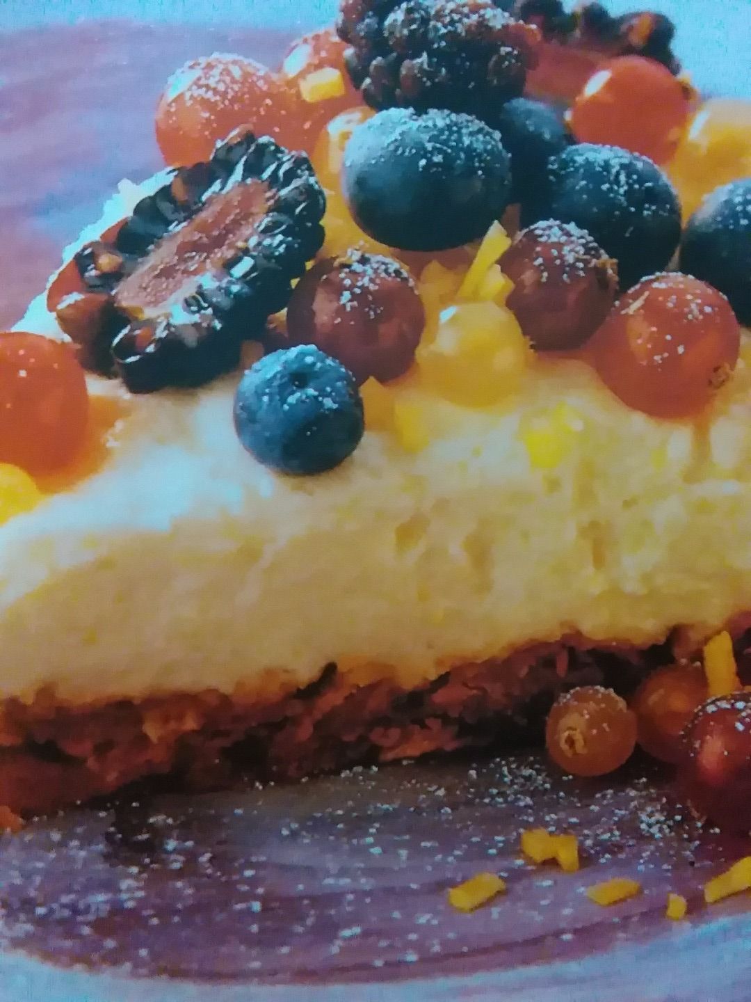 immagine post Cheesecake al limone con frutti di bosco