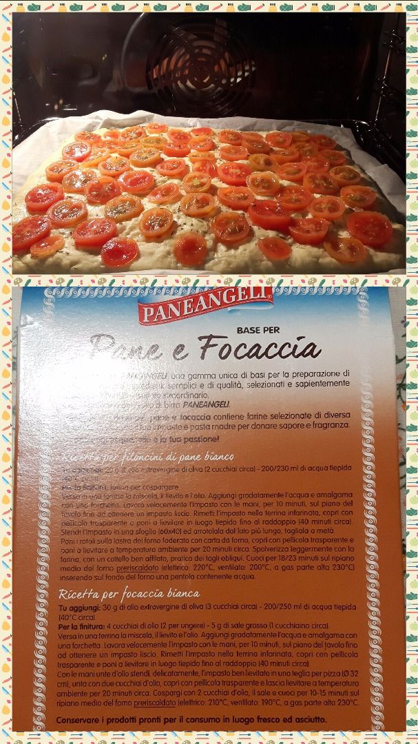 immagine post Focaccia con Base per Pane e Focaccia Paneangeli!