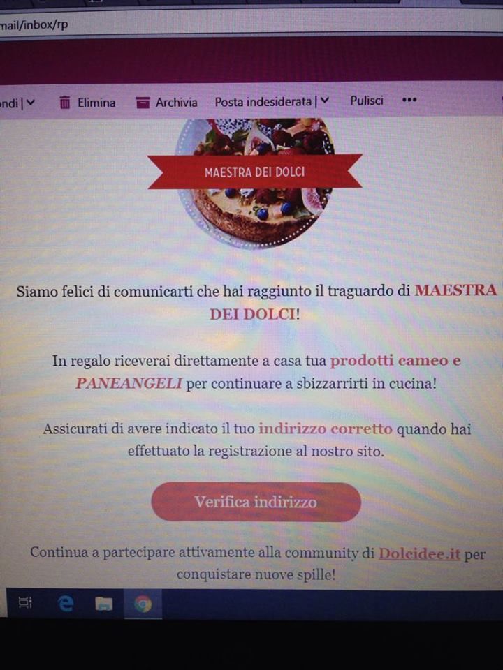 immagine post Contentissima di questa mail!