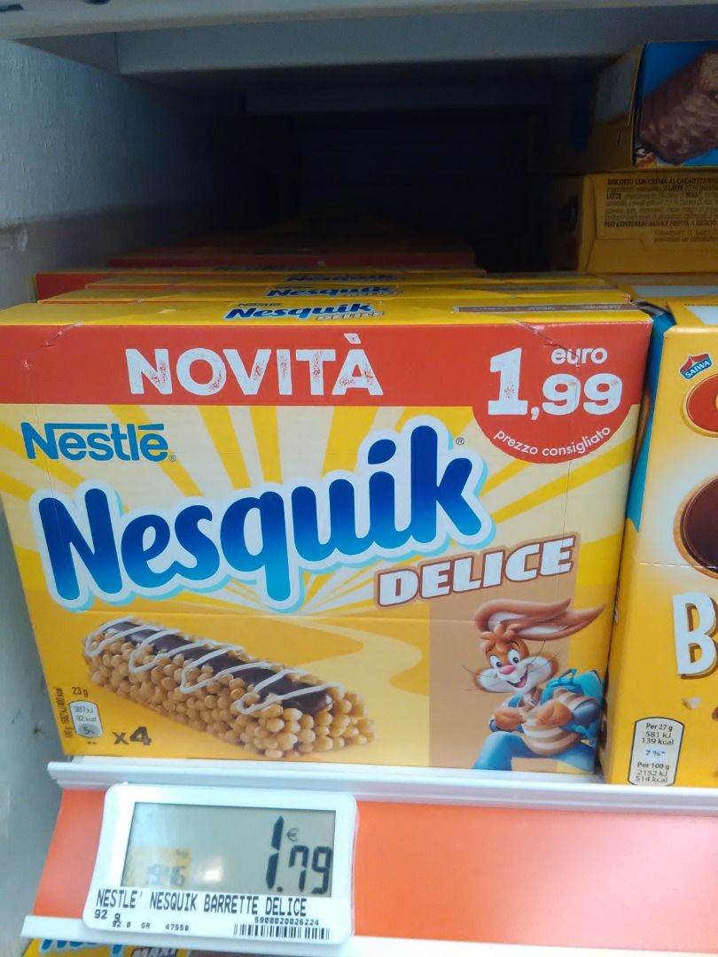 immagine post Nuove barrette Nesquik Delice