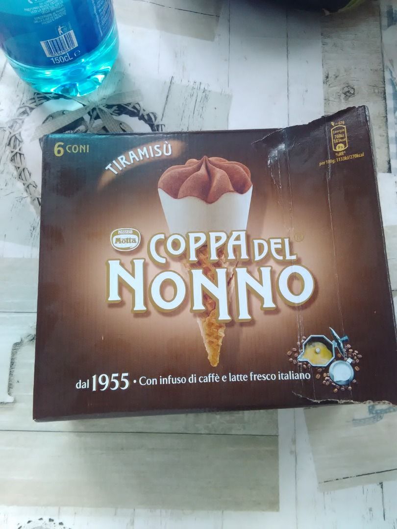 immagine post Cono coppa del nonno al tiramisu'