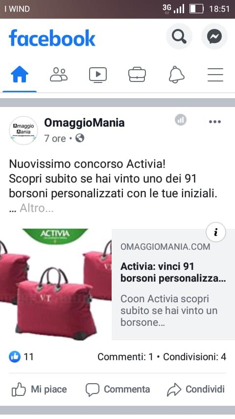 immagine post Concorso Activia