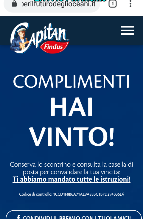 immagine post Concorso findus