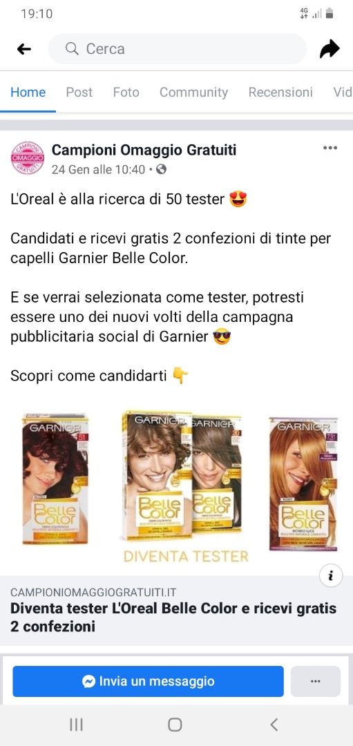 immagine post Concorso L'Oréal