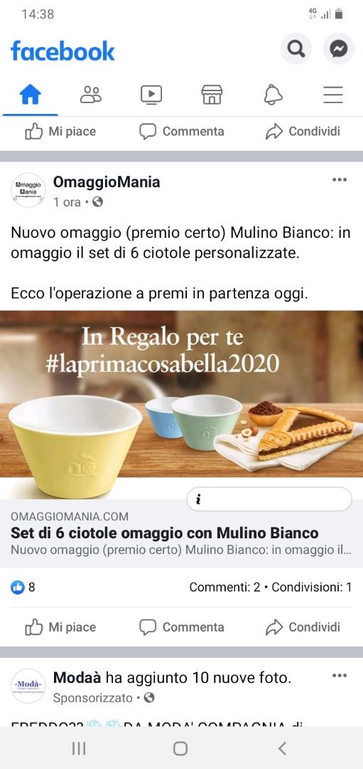 immagine post Ciotoline mulino bianco 😍