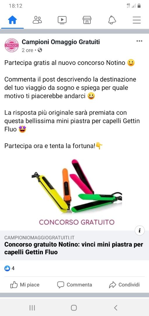 immagine post Concorso Notino