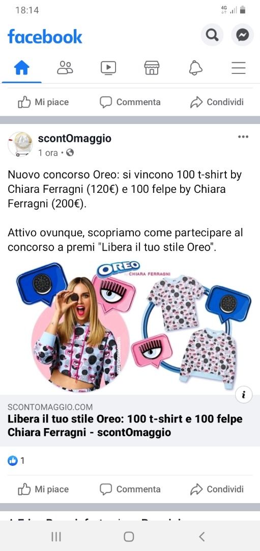 immagine post Concorso Oreo