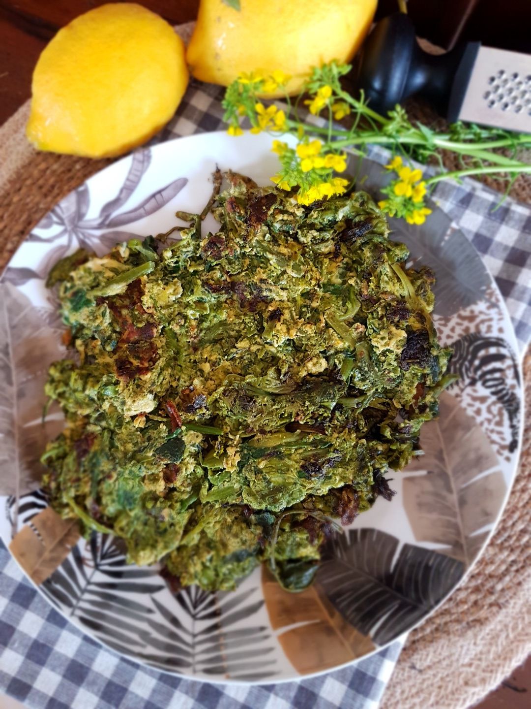 immagine post Un contorno veloce e delizioso    "Frittata con Cime di Broccoletti"