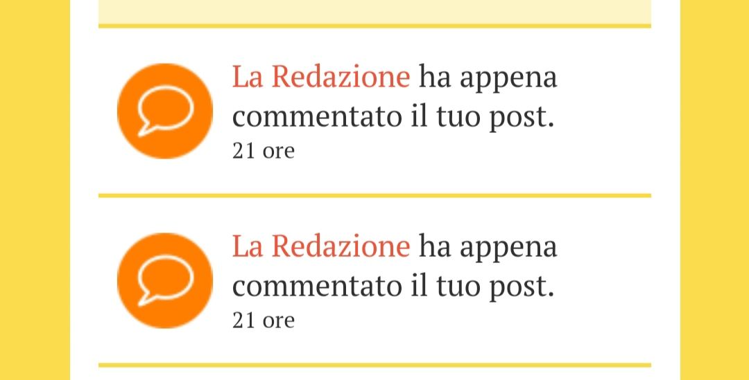 immagine post Notifiche redazione