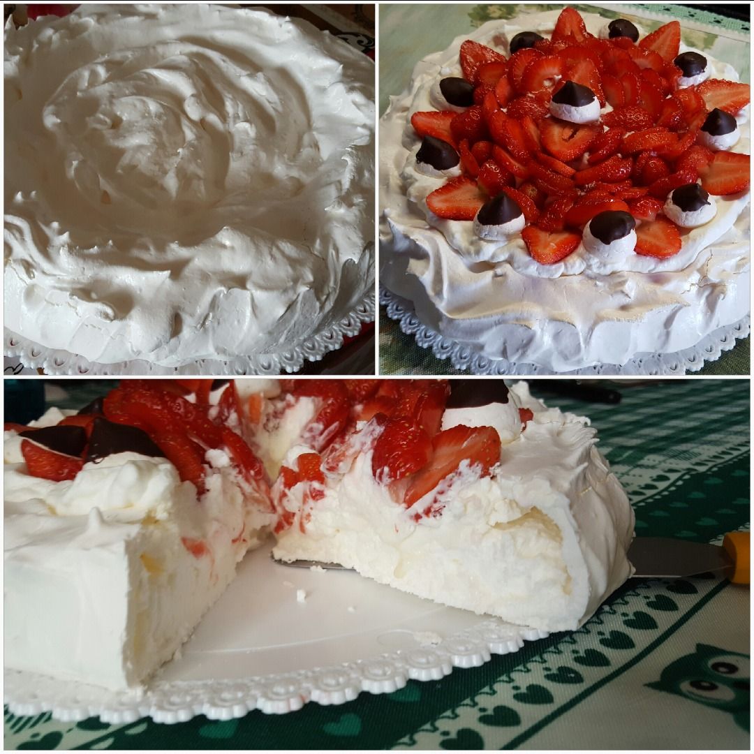 immagine post Pavlova alle fragole🍓