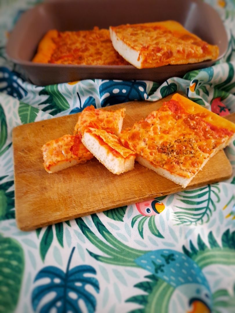 immagine post Pizza margherita in teglia