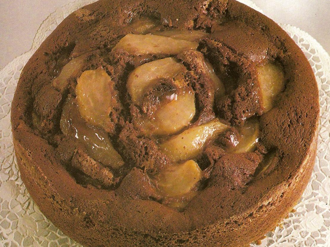 TORTA DI PERE AL CACAO