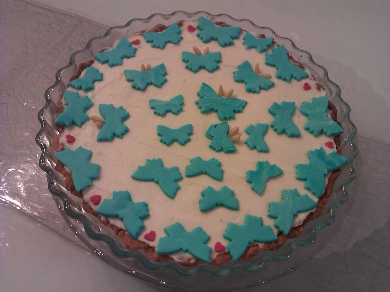 Torta cioccolato bianco e ricotta.