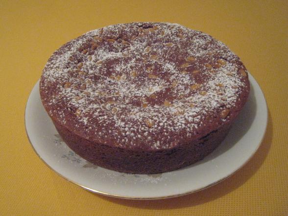 Torta soffice di castagne