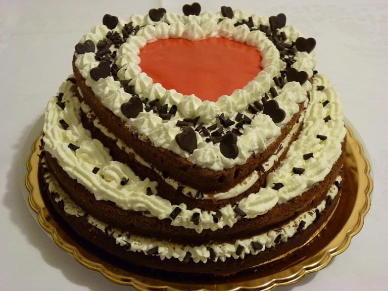 Torta a noi... due torte e un cuore