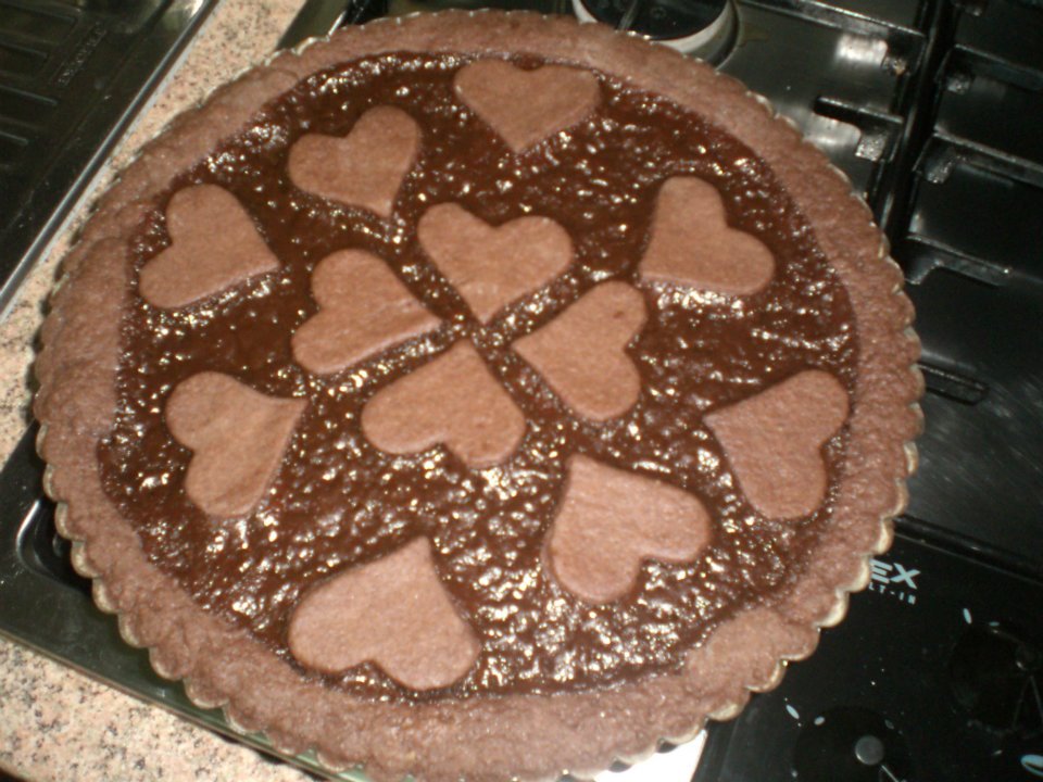 Crostata al cioccolato e caffè