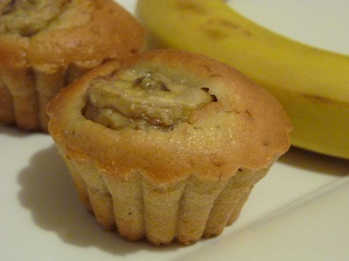 Muffin agli arachidi, nocciole e banane