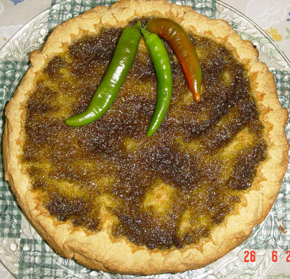 CROSTATA CON MARMELLATA DI PEPERONI PICCANTE