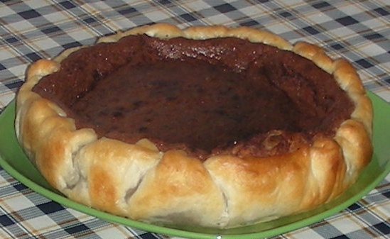 crostata alla crema di noci e mascarpone