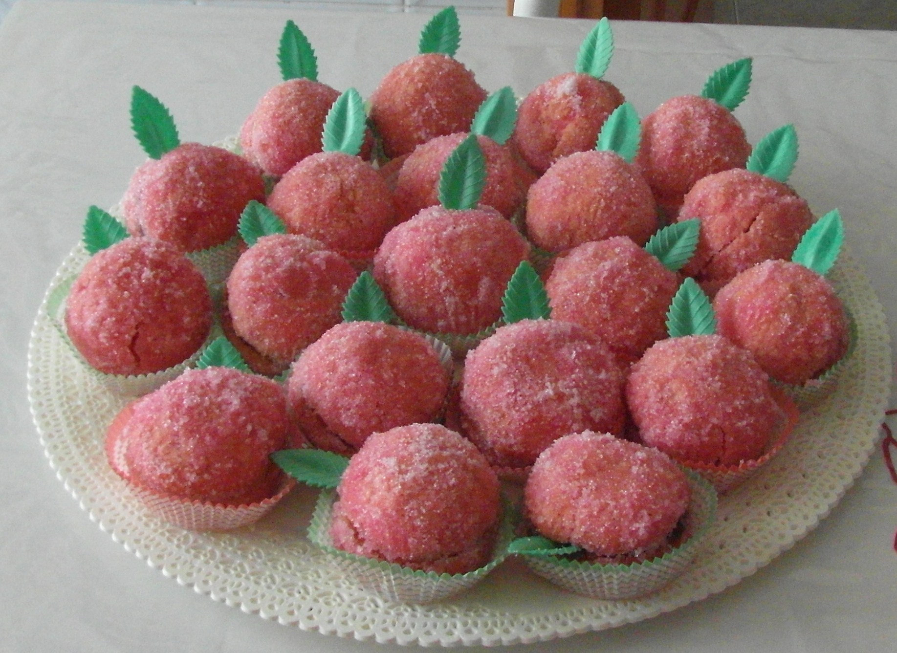 "pesche"con cioccolato e alchermes di (coccianna)